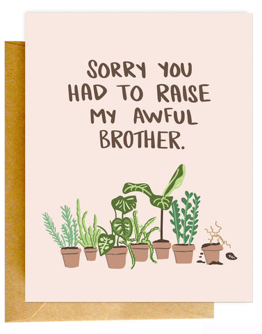 Awful Brother Plant Card
