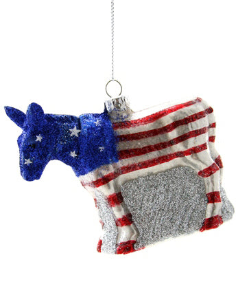 Democrat Donkey Ornament