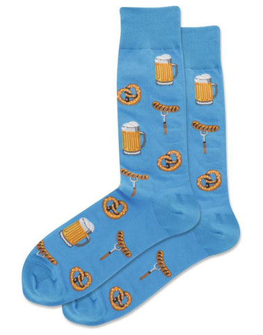 Beer Pretzel Men's Socks