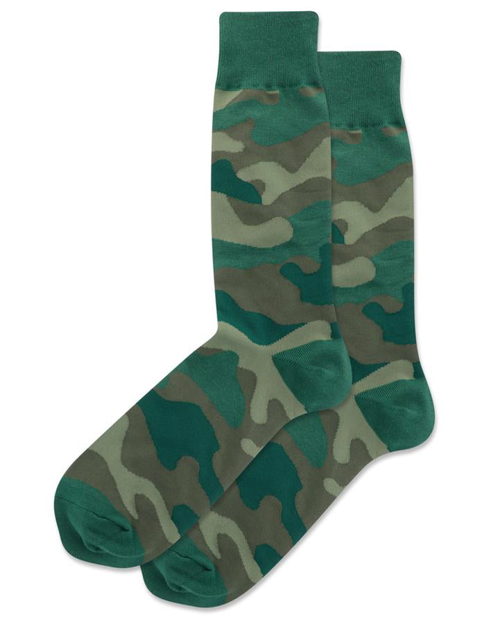 Camo Green Men's Socks