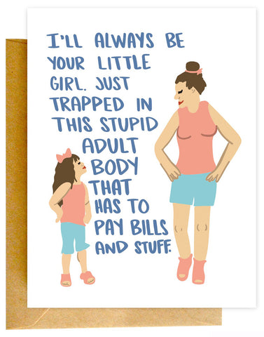 Little Girl Card