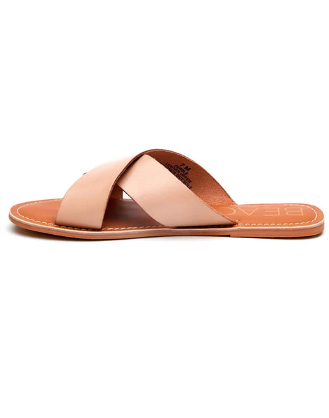 Pebbled Tan Sandals