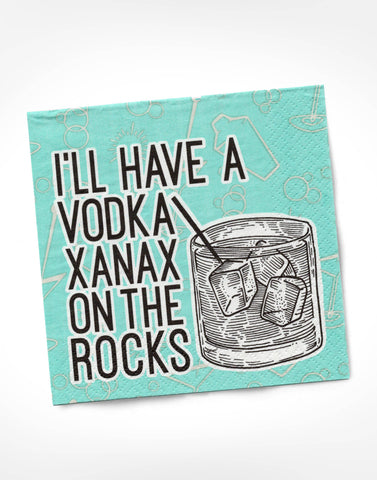 Vodka Xanax Napkins