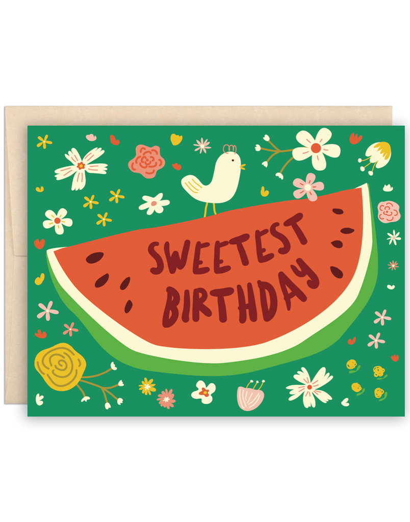 Sweetest Watermelon Card