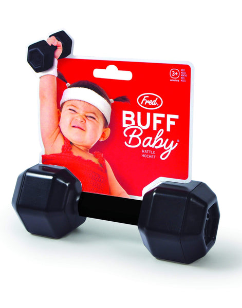 Buff Baby Dumbbell Rattle