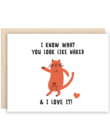Full Frontal Cat Card