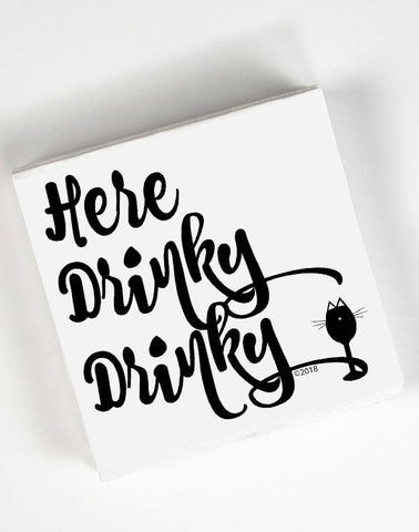 Here Drinky Napkins