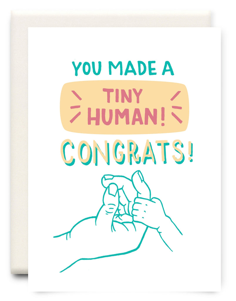 Made a Tiny Human Card
